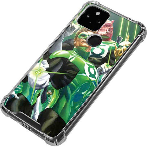 DC Comics Green Lantern Corps Team Art by Alex Ross Google Pixel 5 Clear Case